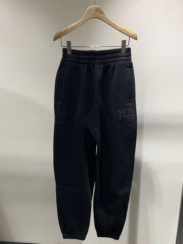 

Осень/Зима 2024 г. Многоцветные бархатные спортивные штаны Dawang с высокой талией и эластичными манжетами и буквенным принтом Small