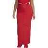 X Jacquemus Effen Kleur Sport Casual Lange Rok Damesrokken Universiteit-Rood FV5675-642