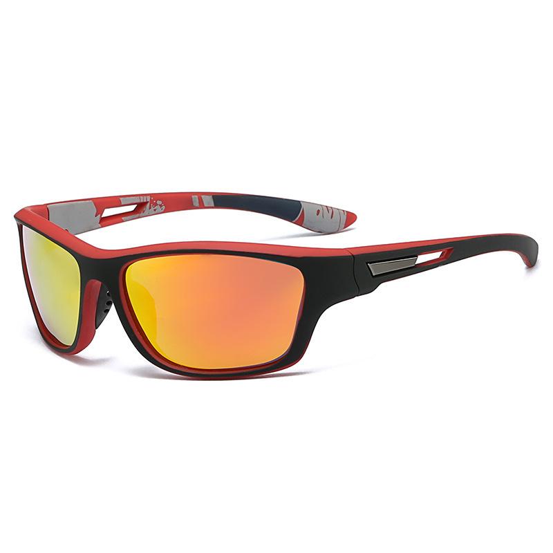 Fashion Sport Sunglasses For Men Multicolor Lens Uv400 Protection Outdoor Fishing Cycling Glasses
