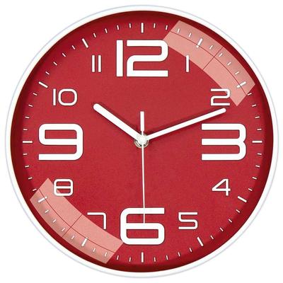 Orologio da Parete 12" Silenzioso al Quarzo Decorativo Ultimo Orologio da Parete Senza Ticchettio Orologio Classico a Batteria Rotondo Facile da Leggere per Stanza/Casa/Cucina/Camera da Letto