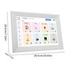 Digital Calendar Planner 10.1 Inch IPS Full View LCD Screen Interactive Calendar APP Management Seamless Scheduling Chore Chart