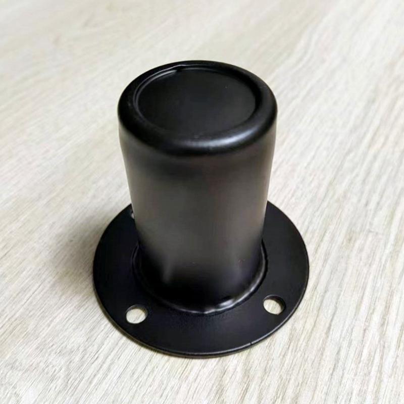 70mm Metal Speaker Stand Top Hat Heavy Duty Support Bracket For Stage Audios Equipment Durability Design Wide Compatibility
