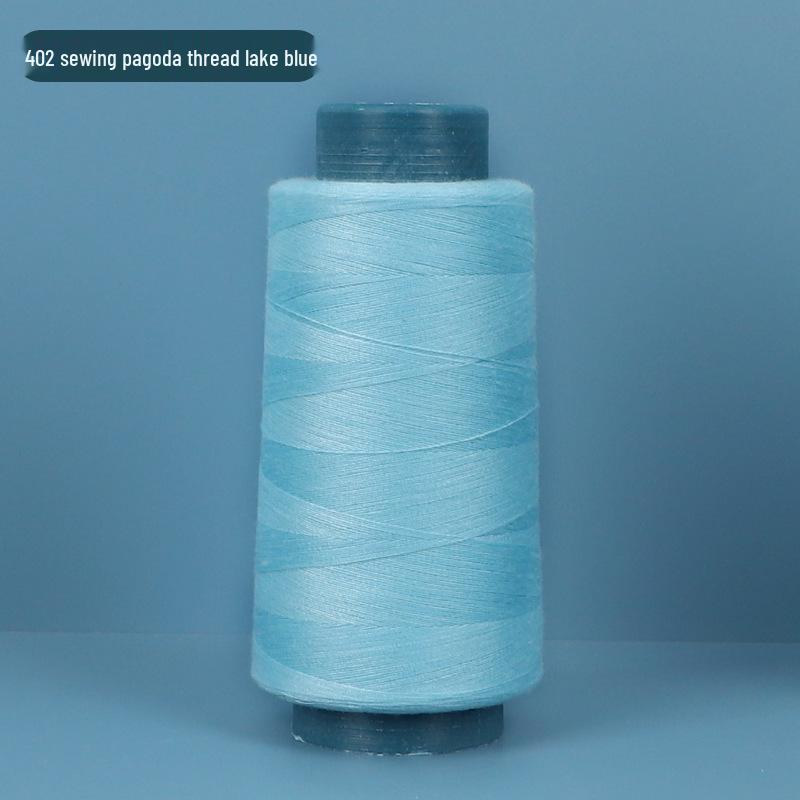 402 Polyester Thread: Black & White Sewing Thread for Hand Needlework and Household Sewing Machines