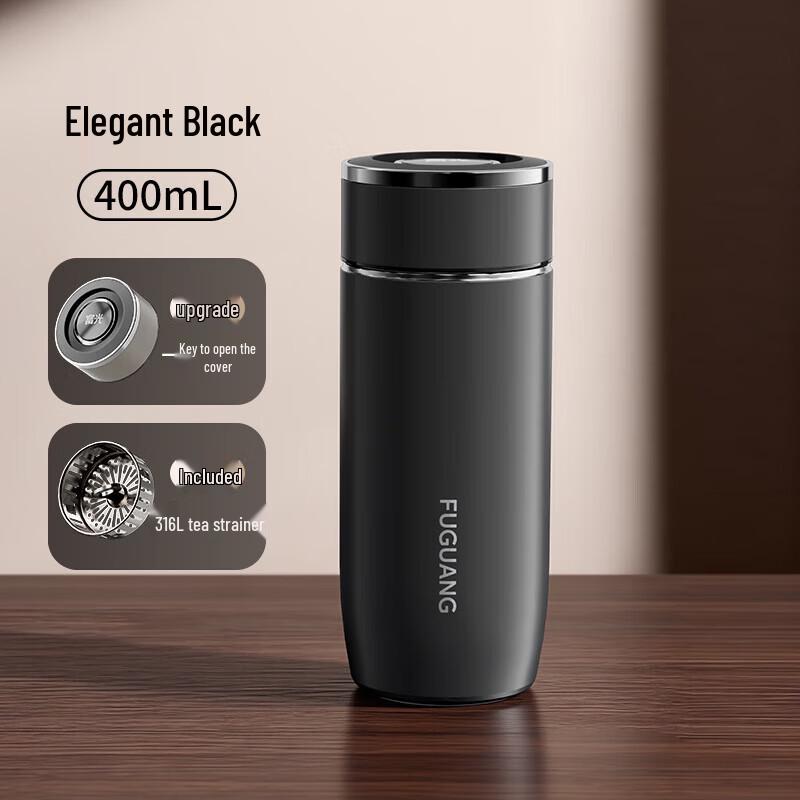 FUGUANG 316 Stainless Steel Quick-Open Insulated Cup 400ml