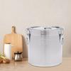 33L Stainless Steel Sealed Bucket 38*36cm For Storing Various Dry/Wet Items, Such As Rice, Flour, Cereals, Tea, Spices