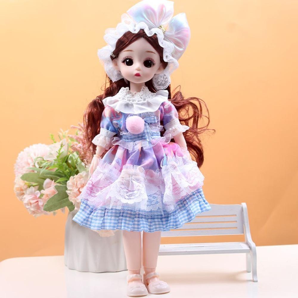 Dress Up 30cm Anime Bjd Doll Spherical Joint 30cm Articulated Toys 1/6 Bjd Dolls  Kids Toy