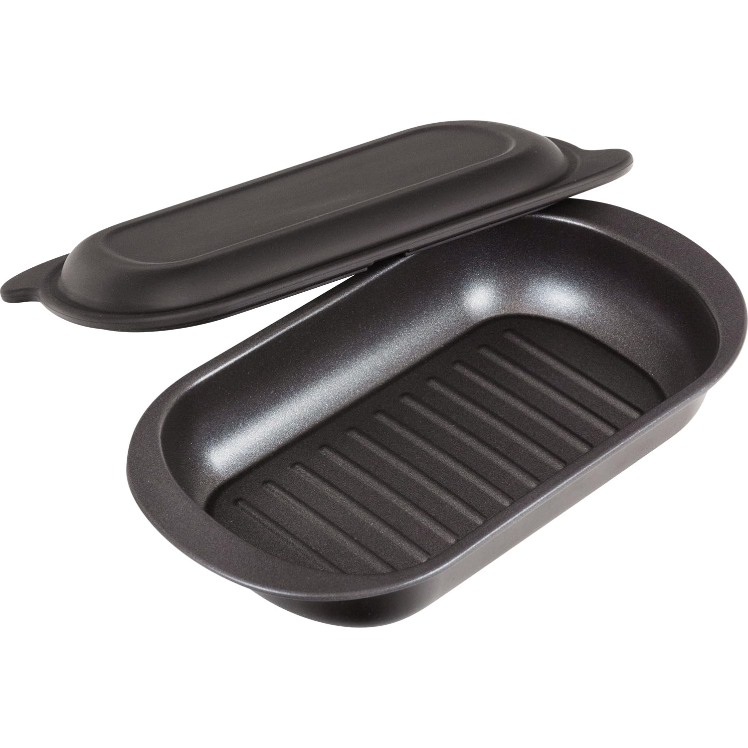 Wahei Freiz Microwave Grill Pan, Slim, Dishwasher Safe, Heat-Resistant Dish, PARIGE RE-7758