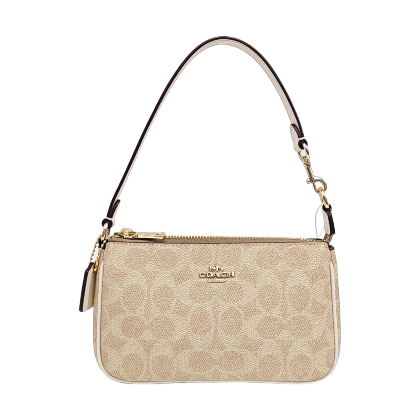 [Pre-Owned] Nolita 19 Classic Monogram Print Zipper Coated Canvas Shoulder Tote Bag Small - Excellent #1FMXBM7 ONE SIZE