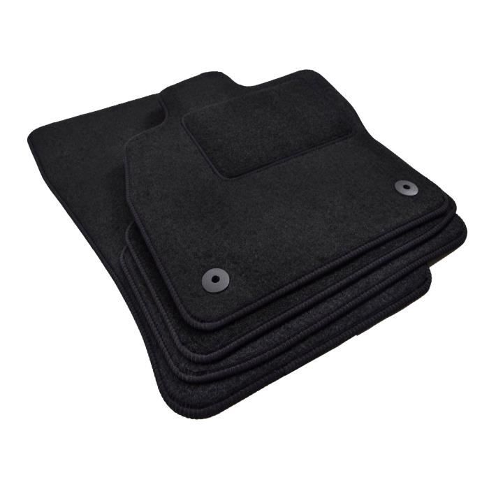 Tapis de sol - Seat - Leon 4 - Velours noir - 4 pièces - Ajustement précis