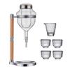Japanese Cold Sake Glass Decanter Clear Dispenser for Barware Wine