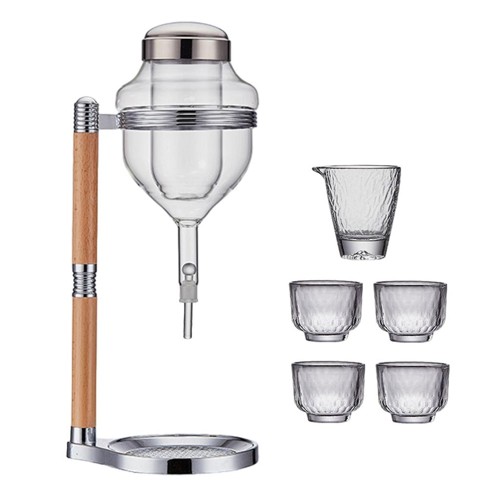 Japanese Cold Sake Glass Decanter Clear Dispenser for Barware Wine