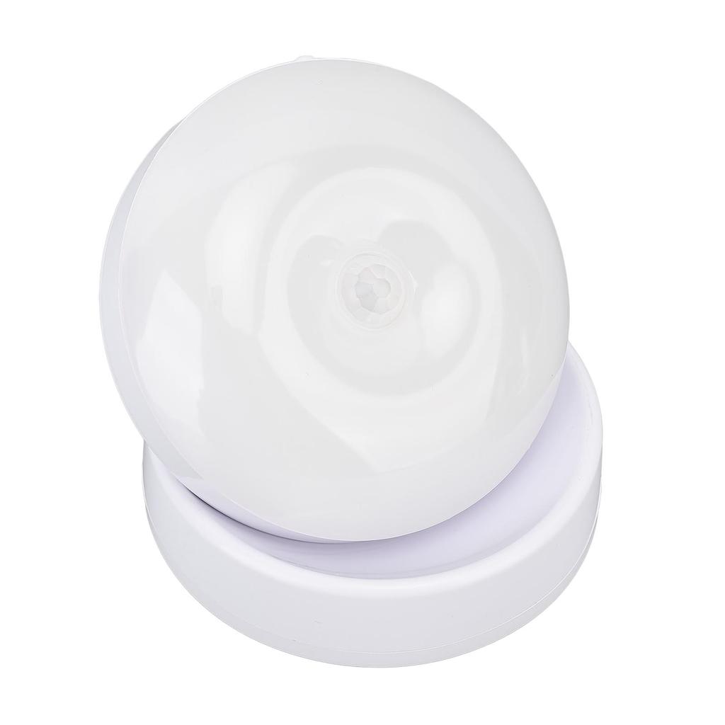 LED Motion Sensor Night Light ABS 360 Degree Rotating Rechargeable Induction Wall Lamp for Stair Clo