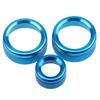 PolarLander 3Pcs/Lot Car Air Conditioning Ring Radio Volume Knob Ring Cover Decorative Circle Trim