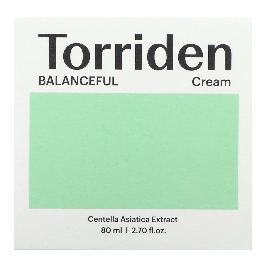 TORRIDEN Balanceful, Centella Asiatica Extract Cream, 2.70 Fl Oz (80 Ml)