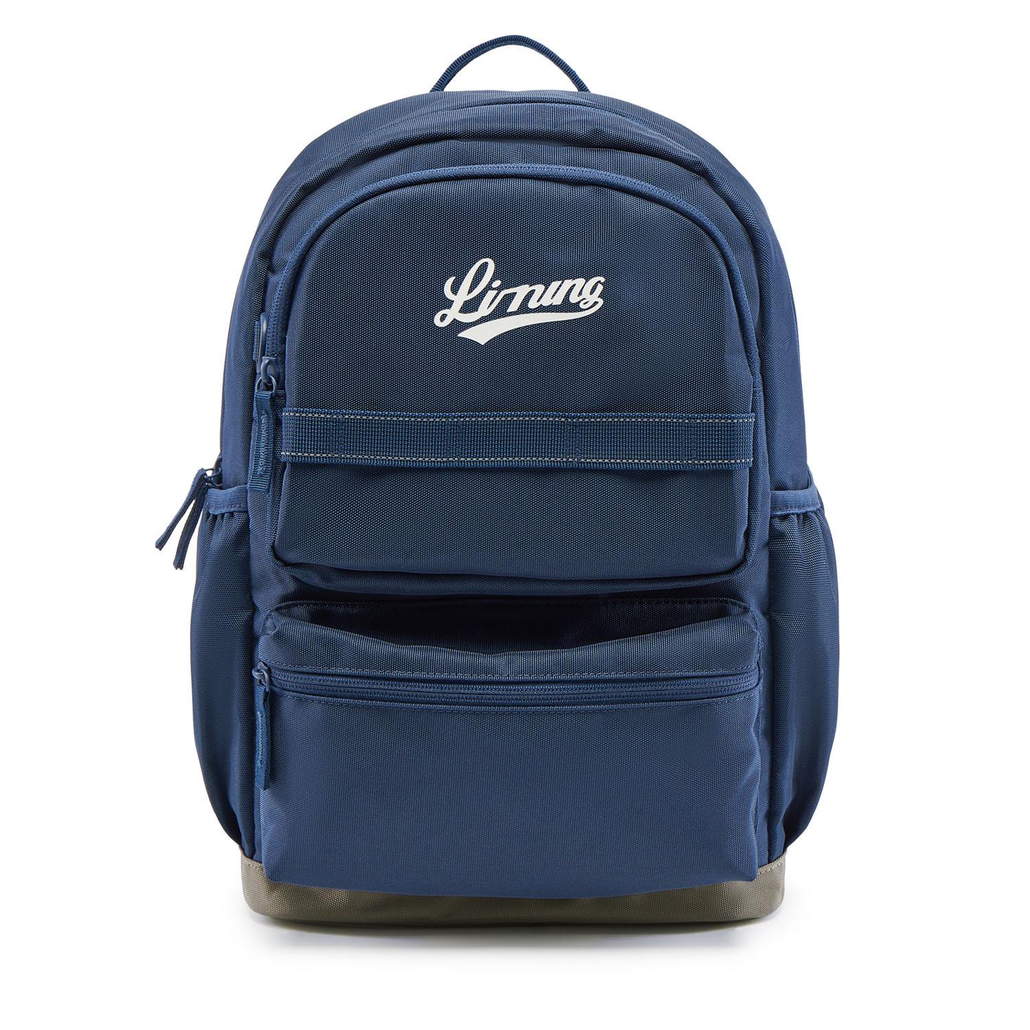 Рюкзак на молнии Li Ning Kids Casual для детей Детский рюкзак Темно-синий YBSU041-1 Dark Simple Blue