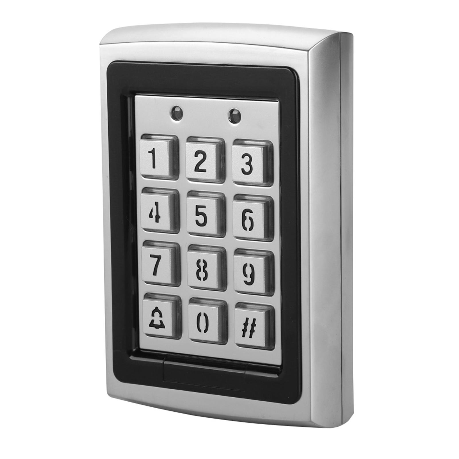 

125KHz Top Metal RFID Card Reader Password Door Access Control Keypad with Backlight