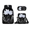Animation seven dragon ball backpack, primary and secondary school schoolbag, satchel, shoulder bag, pencil case three-piece set