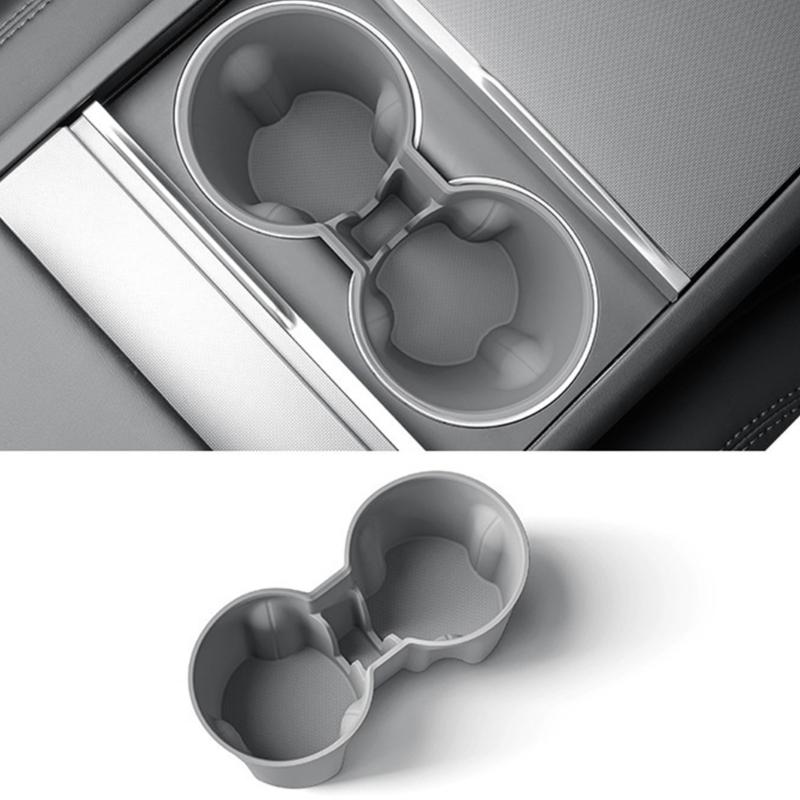 Water Cup Holder Center Console Slot Antiskid Double Hole Support Stand for Ensures Stability and Style in Your Vehicle