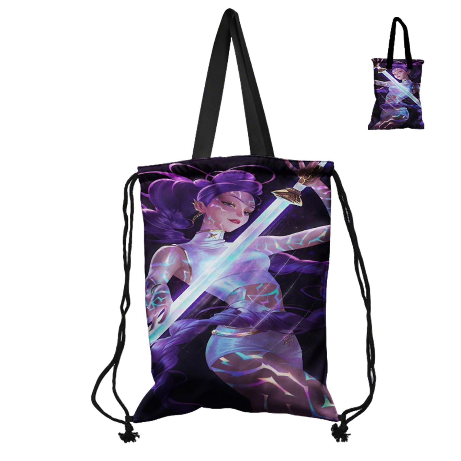 

Водонепроницаемая композитная ткань Двусторонняя сумка для хранения на шнурке One Size