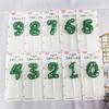 Colorful Dinosaur Number Birthday Candles for Kids' Party Cake Decorations