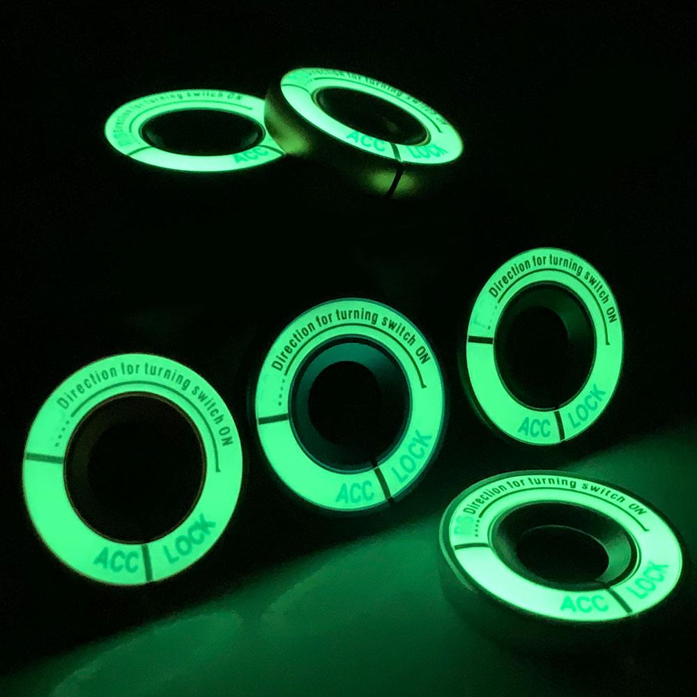 Xburstcar Автомобіль Styling Luminous Key Ignition Ring Decorating Trim Stickers for SEAT Leon Ibiza CUPTRA