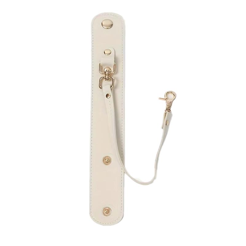 Vintage Pu Leather Glove Holder Strap With Clasp Leather Towel Holder For Handbag Glove Strap For Hat Outdoor Camping Women