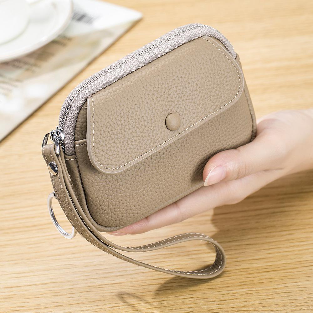 Fashion change bag women's large-capacity portable coin storage bag ultra-thin multi-functional compact clutch bag ins