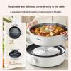 Midea 6L Multi-function Electric Hot Pot with Grill & Steamer CN plug (adapter included)