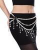 Sexy Multi-Layer Pearl Beaded Waist Chain Ladies Versatile Waist Chain
