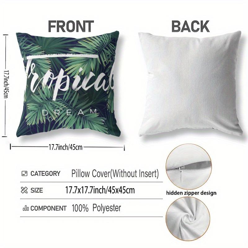 Elegant Floral and Butterfly Decorative pillowcaseSuitable for Sofa Car Bedroom Decorative Cushion Cover Pillow Cover