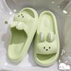 Cartoon Konijn Kinder Pantoffels Verhoogde Dikke Zool Binnen Buiten Pantoffels Comfortabele Zachte Kinder Huis Pantoffels