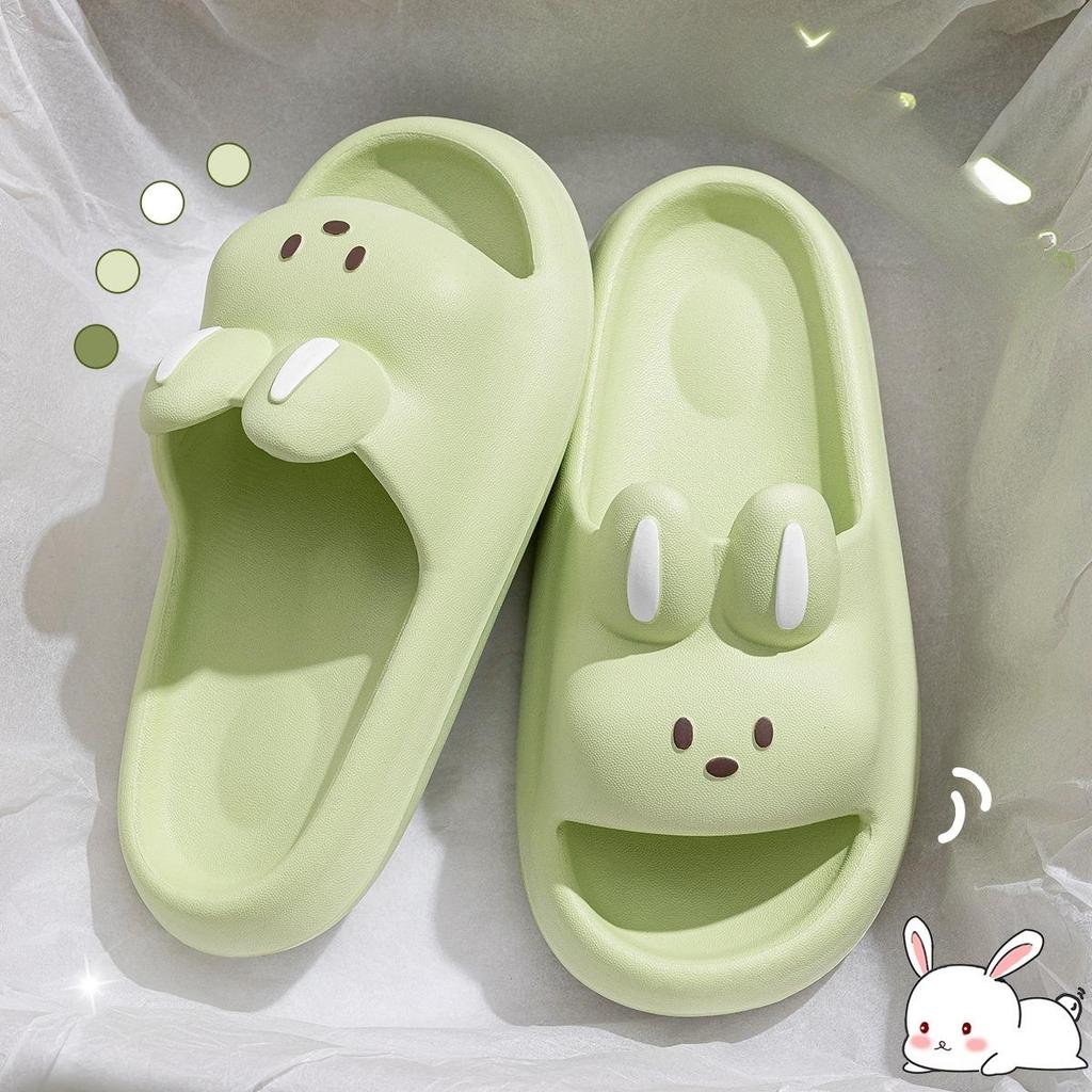 Cartoon Konijn Kinder Pantoffels Verhoogde Dikke Zool Binnen Buiten Pantoffels Comfortabele Zachte Kinder Huis Pantoffels