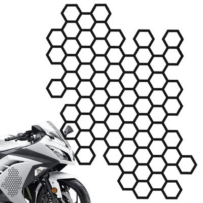 Motorcycle Sticker Honeycomb Helmet Decals Stickers Car Refit Creative Body Decoration Decals Waterproof Bumper Sticker