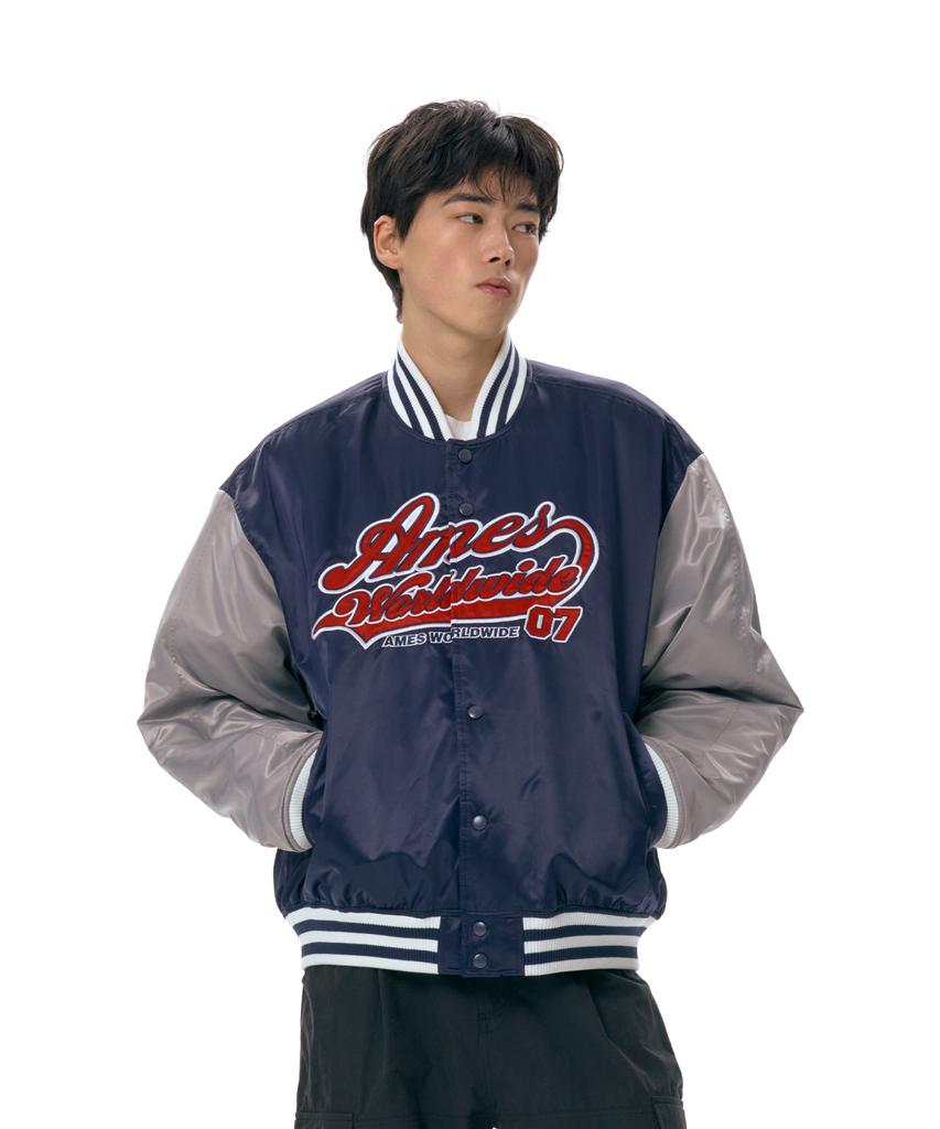 Ames-Worldwide Ames Stadium Jacket Navy (Am2Esuj240A)