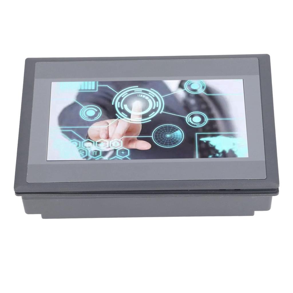 HMI Touch Screen 7in TFT LCD Display PLC Control Screen 12 in 8 Out DC 24V 5A Relay Output for