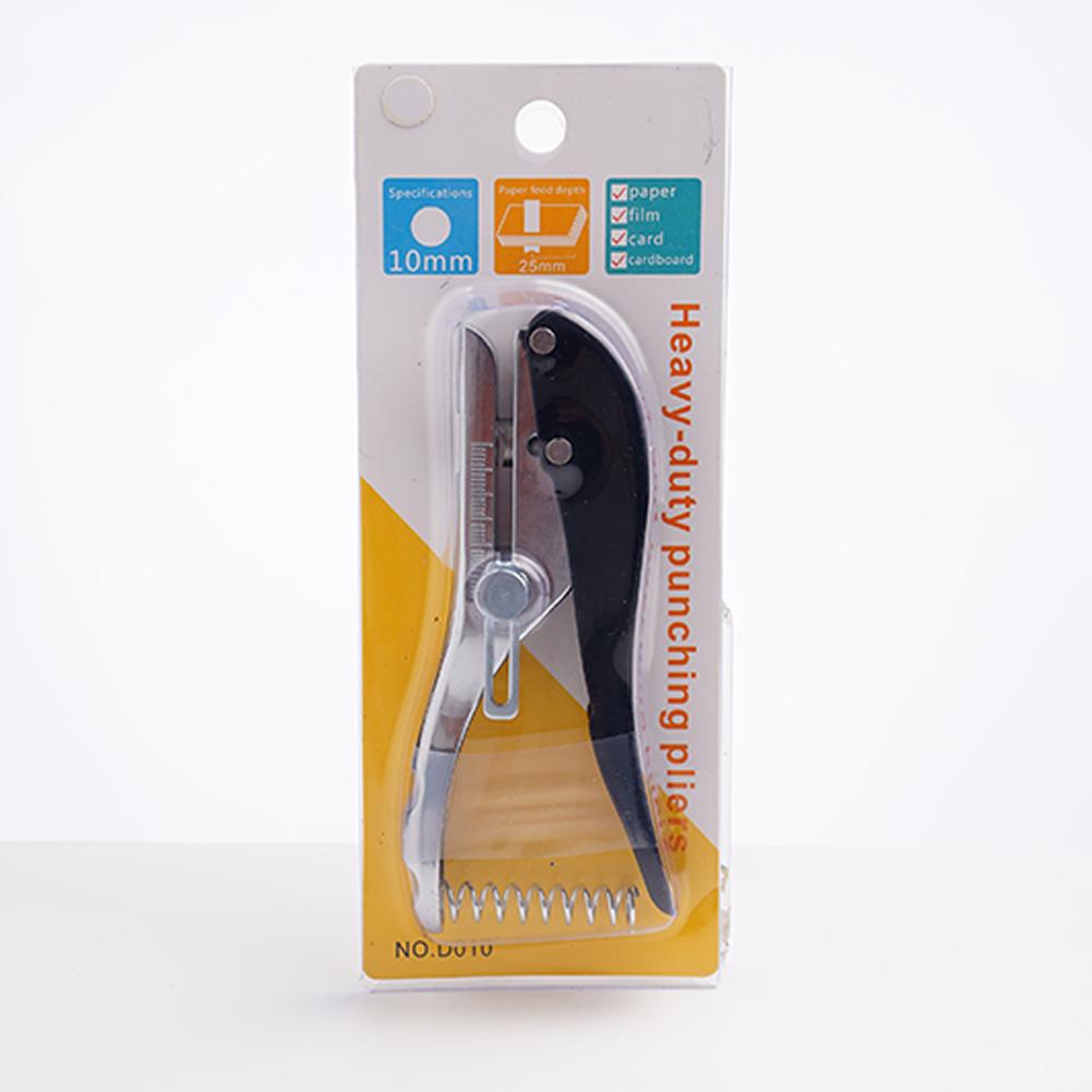 Paper Puncher Screw Covers Hole Punch Aperture Round Punch Pliers Credit Photo Paper Card Corner Round Puncher Plier Tool 8/10MM