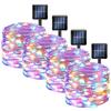 1 2 3 4 5Packs Solar Led Fairy Light Outdoor Christmas Lights 8Modes Copper Wire Lights Waterproof Garden Tree Patio Decor