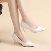 Fashion Sexy High Heels Classic Ladies Pumps Autumn Soft Leather Dress Heel Shoes for Women Banquet Wedding High Heels
