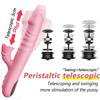 G-spot Vibrator Tongue Licking Telescopic Vaginal Massagers Licking Clitoris G-spot Stimulation Masturbate Dildo SexToy for Women