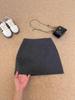 Women's Gray A-Line Woolen Pencil Skirt - High-Waisted, Slim-Fit for Autumn/Winter