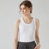 Women's Classic 2025 Ribbed Cotton Racerback Tank Top: Concealing Camisole Base Layer & Summer Outerwear
