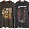 Vtg System Of A Down Toxicity Tour Print Short Sleeve T-Shirt Unisex S-3Xl Women Men Print T Shirt New Tee Tshirt Womens Tops