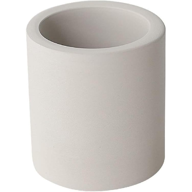 Diatomite Toothbrush Holder Toothpaste Stand Shelf Bathing Accessory for Home Bathroom Storage Cup Diatomite Toothbrush Holder Brown, Beige