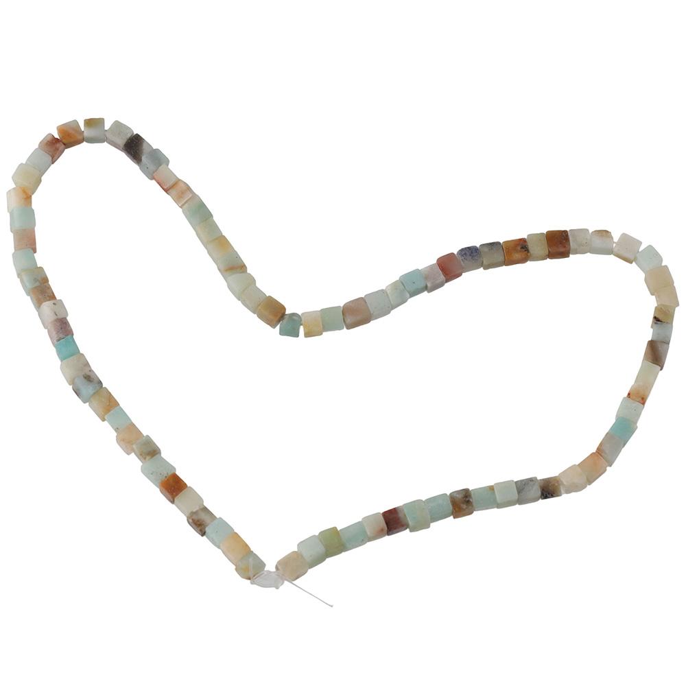 

93 шт. квадратные амазонитовые кубические бусины-разделители амазонитовый камень амазонитовый драгоценный камень свободные бусины браслет