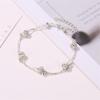 Double-Layer Shambhala Crystal Anklet: Women's Multi-Layer Alloy Beach Foot Jewelry