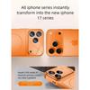 Luxury Large Frame Glass Lens Protect New Phone Case for iPhone 17 Air 16 15 14 13 Pro Max 17 Pro Magsafe Magnetic PC Hard Cover