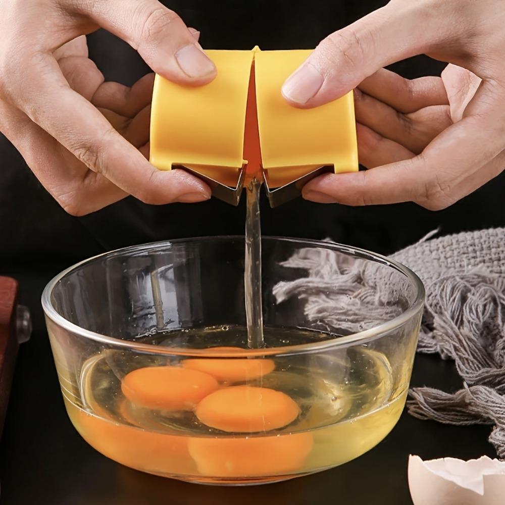 Easy Clean Eggshell Separator - Quick Peel & Yolk Divider, Kitchen Baking Essentials
