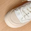 Fashion 2025 Star-Embellished Chunky Platform Sneakers Women Trendy Thick-Sole Casual Shoes, Versatile White Sneakers for Daily Wear