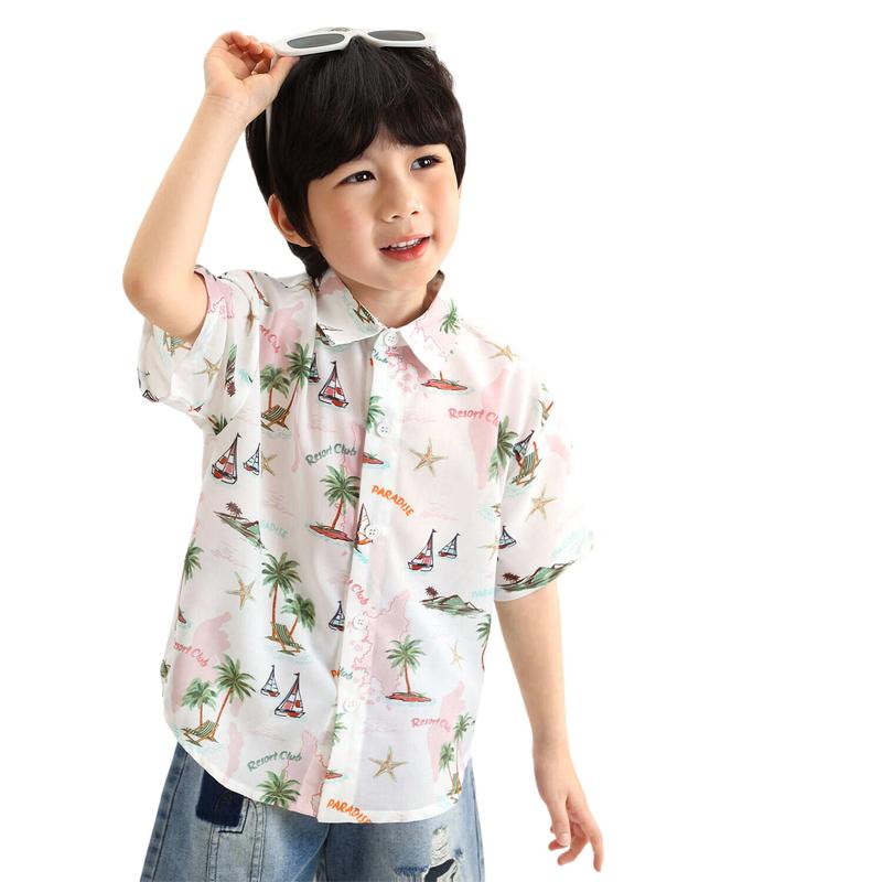 LUSON Boys Cartoon Polo Shirt 140 синий