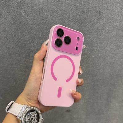 Matte Electroplating 17 ProMax Magsafe Magnetic Case For iPhone 17 16 15 14 13 12 Pro Max 17Air All Inclusive Lens Film Cover